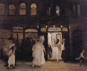 John sloan The Haymarket,Sixth Avenue oil on canvas